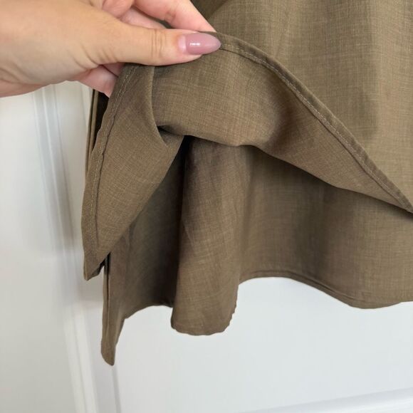 WINSOME | Brown Boxy Tiered Tank Top - Picture 2 of 6